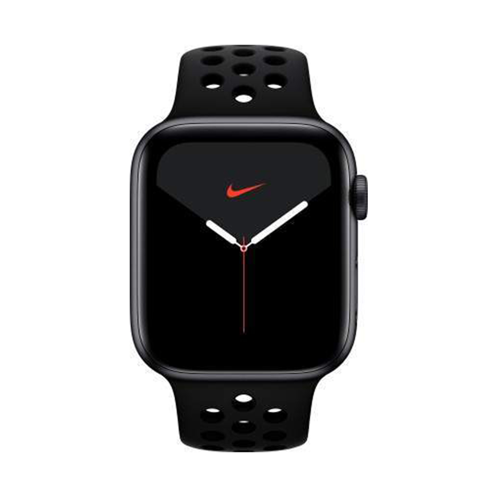 Buy Apple Watch Nike Series 5 GPS + Cellular, 44mm Black Aluminium Case with Anthracite/Black Sport Band | BuyShuy