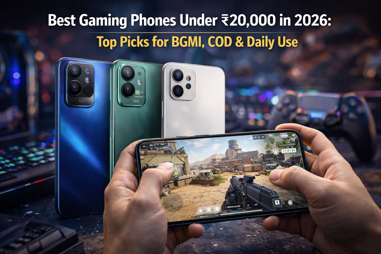 Best Gaming Phones Under ₹20,000 in India 2026: Top Picks for BGMI, COD &amp; Daily Use
