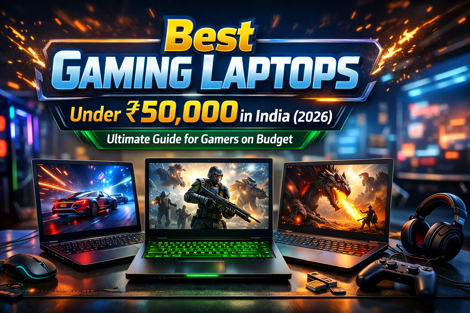 Best Gaming Laptops Under ₹50,000 in India (2026): Ultimate Guide for Gamers on Budget