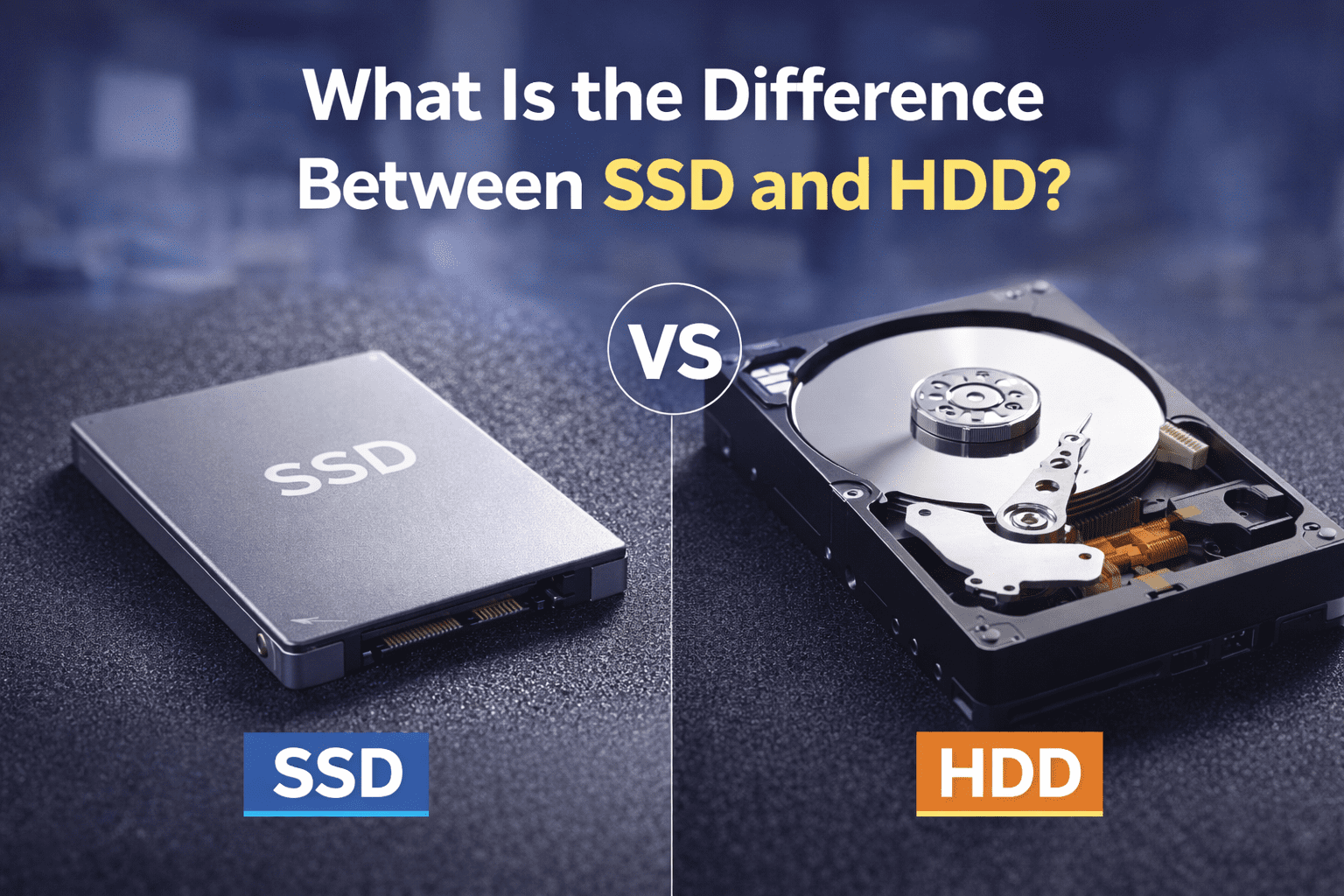 What Is the Difference Between SSD and HDD?