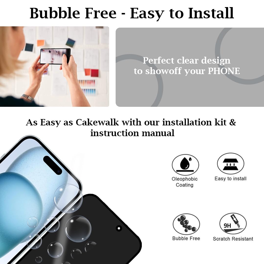 iPhone 15 Plus Privacy Screen Protector