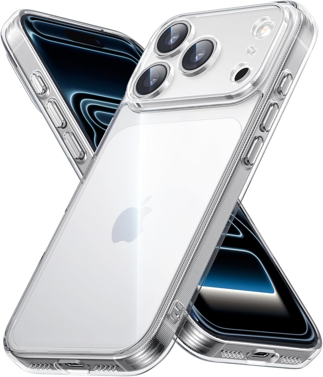 iPhone 17 Pro max Transparent Back Cover with Camera Protection