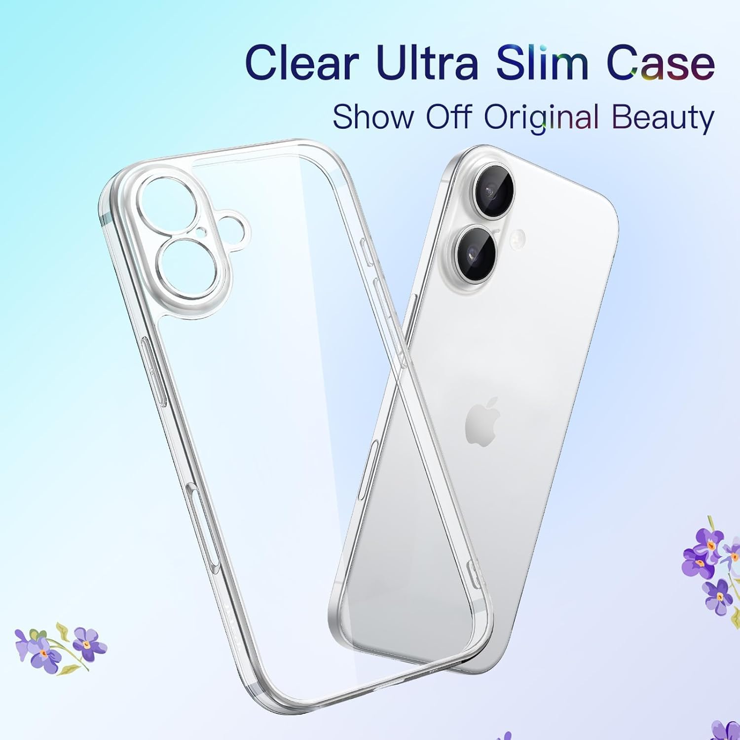 iPhone 17 Transparent Back Cover with Camera Protection