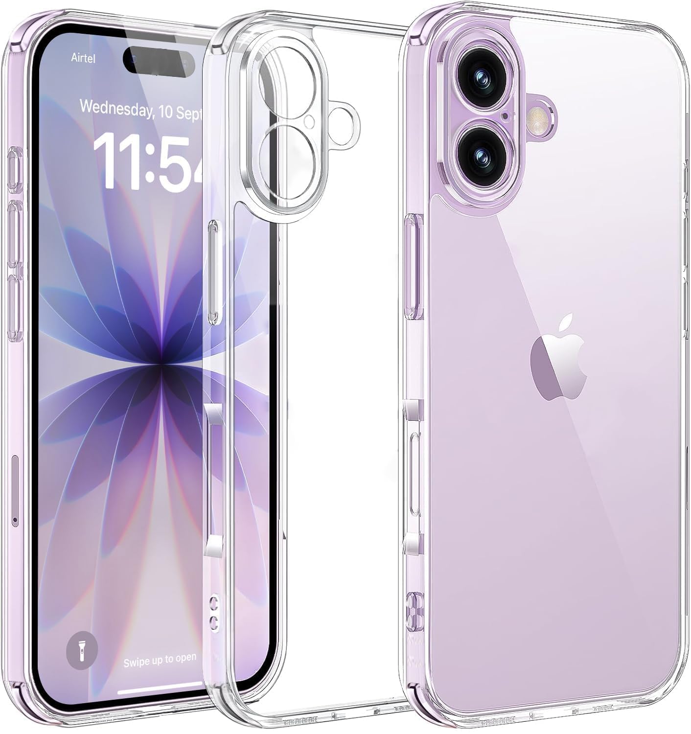 iPhone 17 Transparent Back Cover with Camera Protection