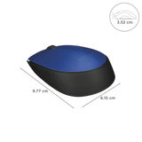 Logitech M171 Wireless Mouse- Blue