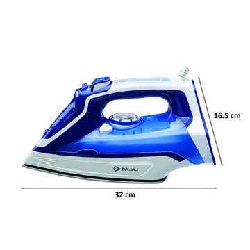 BAJAJ 2000 Watts Steam Iron (MX40C, Blue)