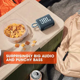 JBL Go 3 4.2W Portable Bluetooth Speaker, Blue