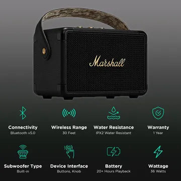 Marshall Kilburn II 36 Watts Portable Bluetooth Speaker