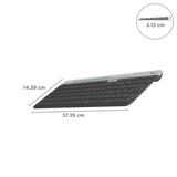 Logitech K580 Slim Multi-Device Wireless Keyboard Bluetooth/Receiver, Graphite