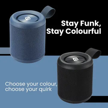 PORTRONICS SoundDrum P 20 Watts Portable Bluetooth Speaker, Black