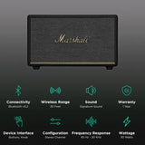 Marshall Acton III Bluetooth Speaker (Signature Sound, Stereo Channel, Original Black)
