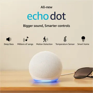 amazon Echo Dot (5th Gen) with Built-in Alexa Smart Wi-Fi Speaker