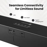 PORTRONICS DECIBEL 23 16W Bluetooth Soundbar (HD Stereo Sound, Black)