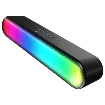 PORTRONICS DECIBEL 23 16W Bluetooth Soundbar (HD Stereo Sound, Black)