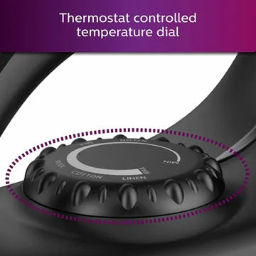 PHILIPS 1000 Watts Dry Iron (Thermostat Controlled, GC181, Black)