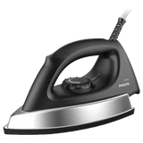 PHILIPS 1000 Watts Dry Iron (Thermostat Controlled, GC181, Black)