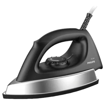PHILIPS 1000 Watts Dry Iron (Thermostat Controlled, GC181, Black)
