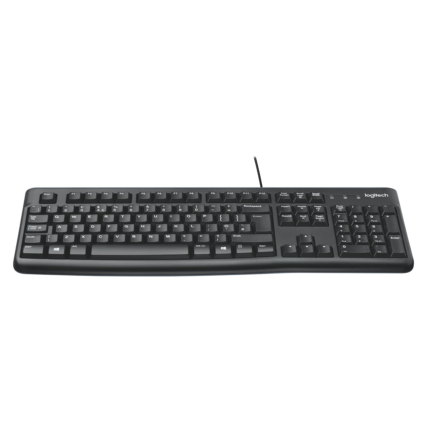 Logitech K120 Wired Keyboard for Windows, Black
