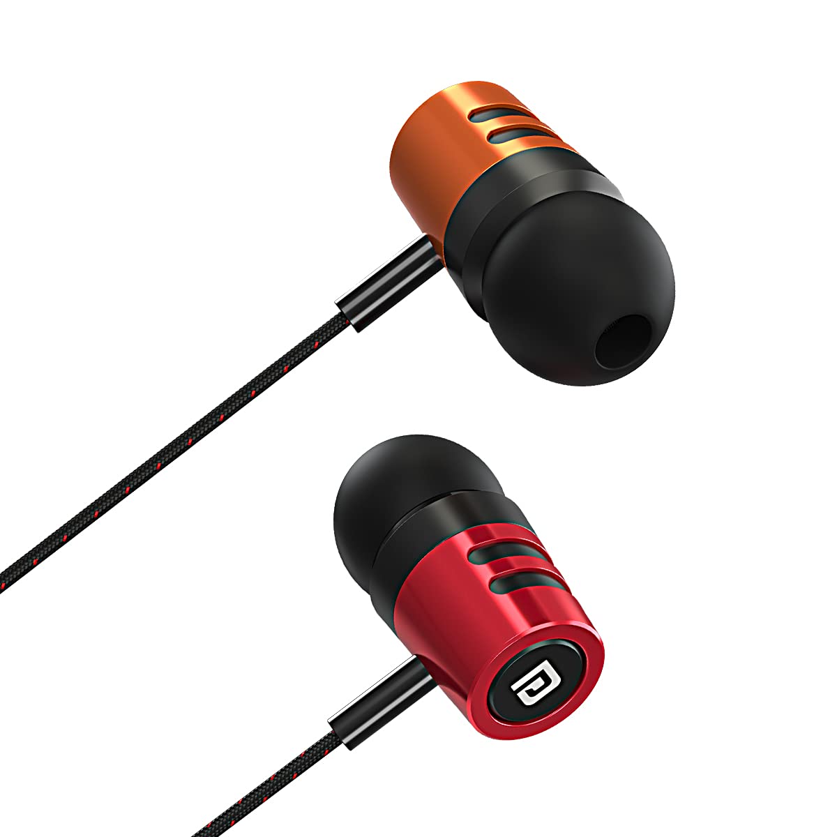 Portronics Ear 2 Wired Earphones with Mic, Black