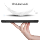 Smart Trifold Hard Back Flip Case Cover for Lenovo Tab M10, Black