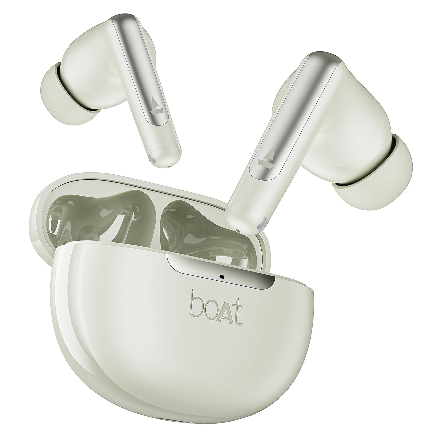 Boat Airdopes 141 Elite ANC Wireless Earphones with mic (Green)