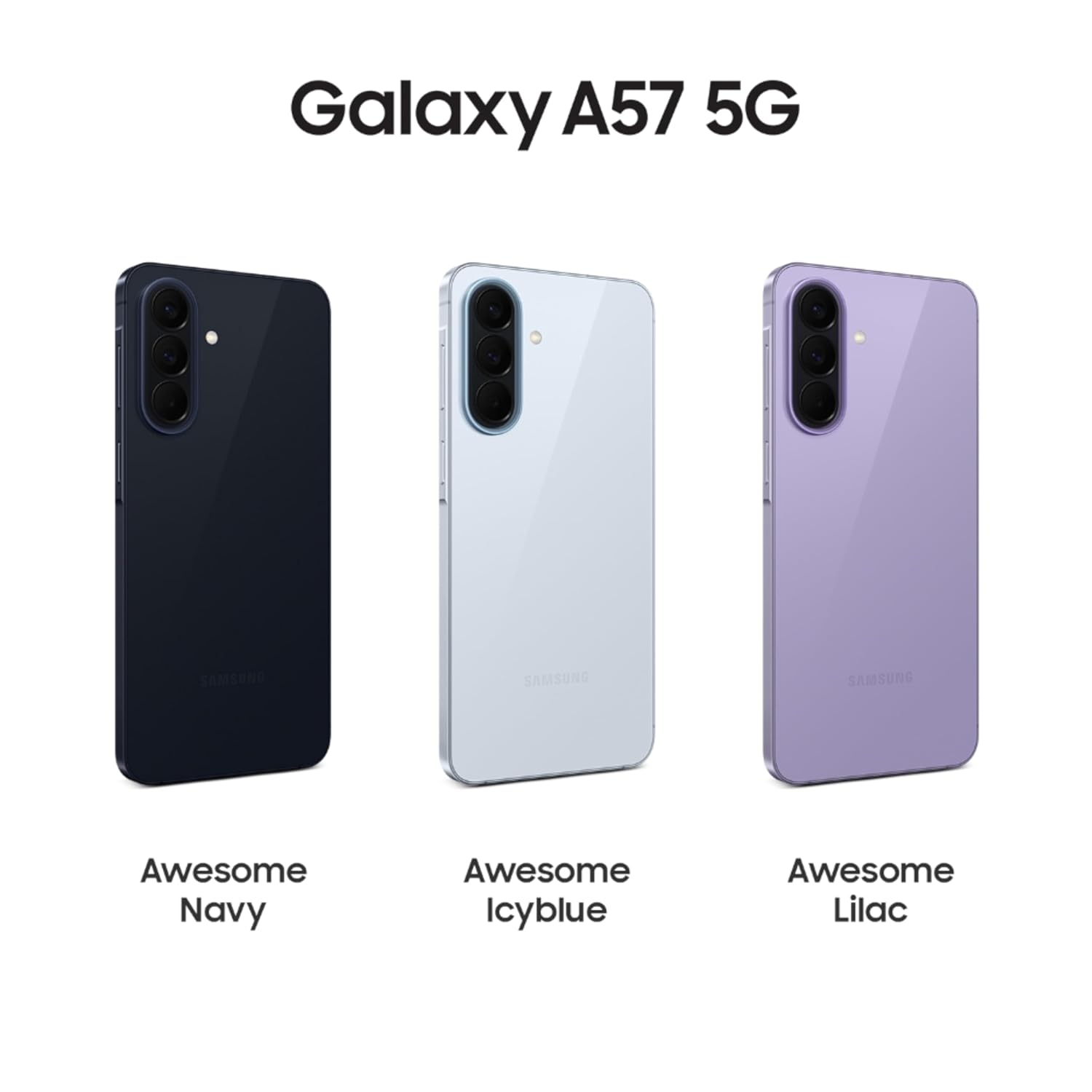 Samsung A57 5G (8/256GB Storage)- Icyblue
