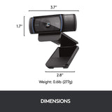 Logitech C920 HD Pro Webcam - Black