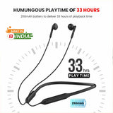 Portronics Harmonics Z5 Wireless Bluetooth Stereo Headset , Black