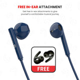 Portronics Harmonics Z5 Wireless Bluetooth Stereo Headset , Blue