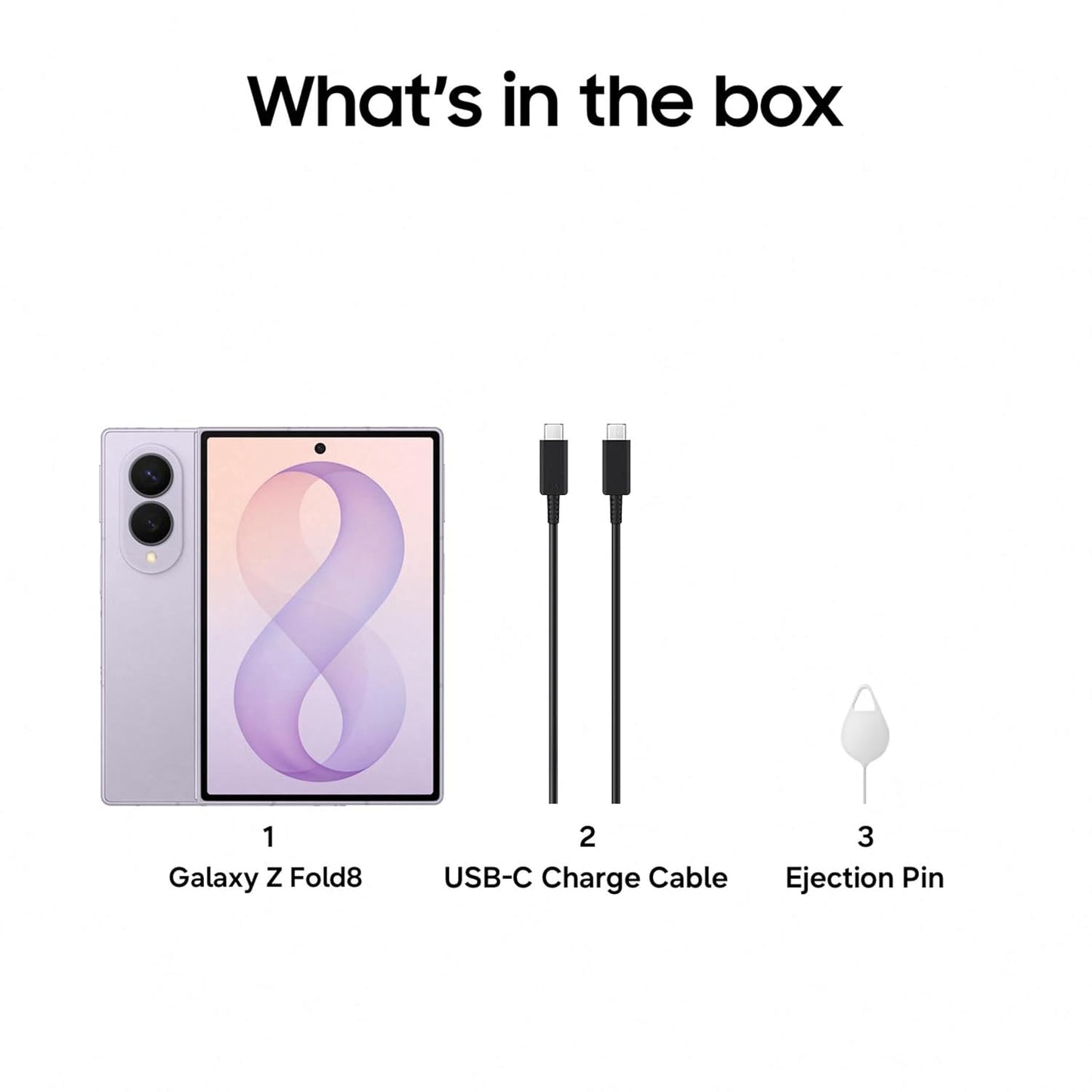 Samsung Galaxy Z Fold8 5g   (12GB RAM, 512GB Storage)-Lavender