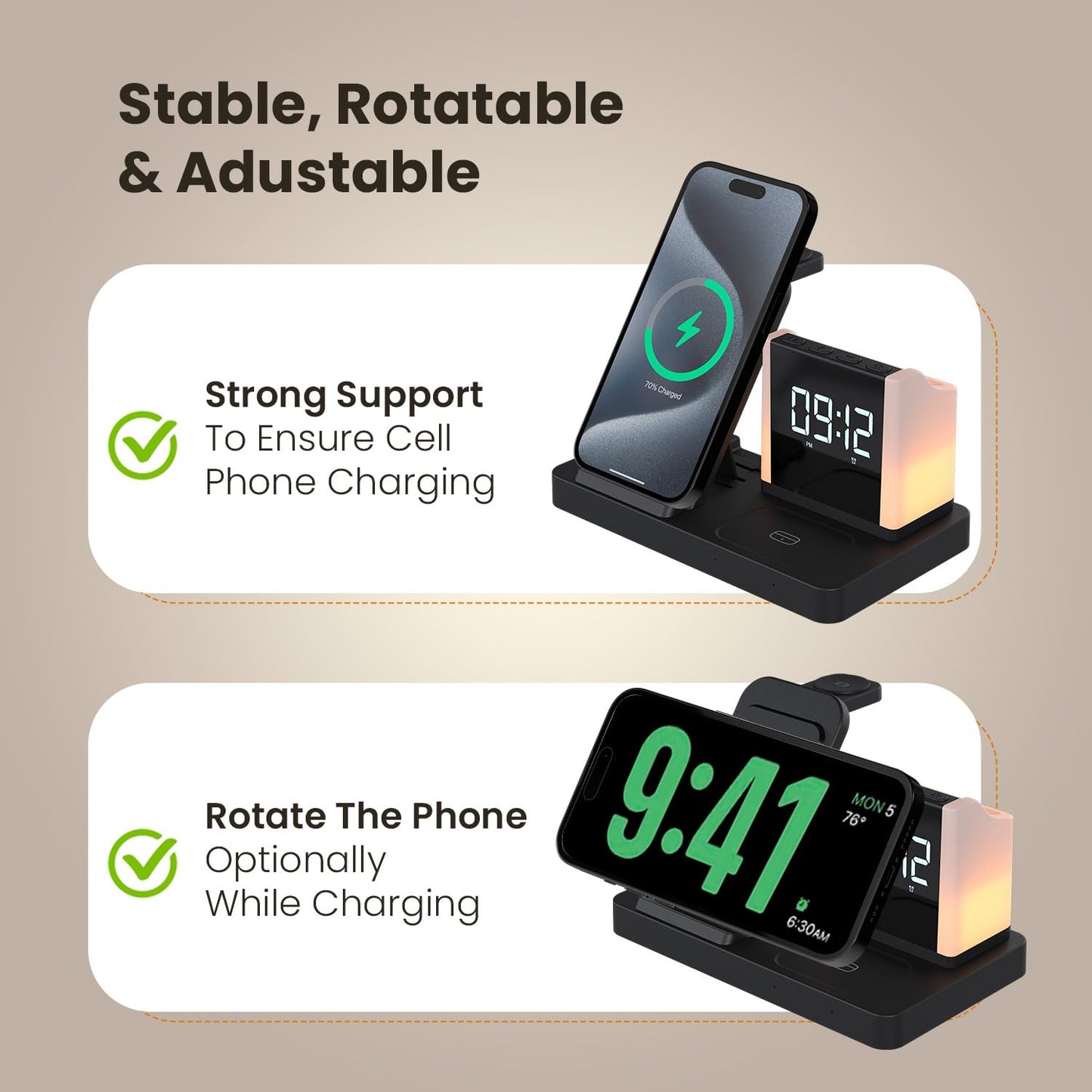 Portronics HexaCharge 6in1 15W Fast Magnetic Wireless Charging for iPhone