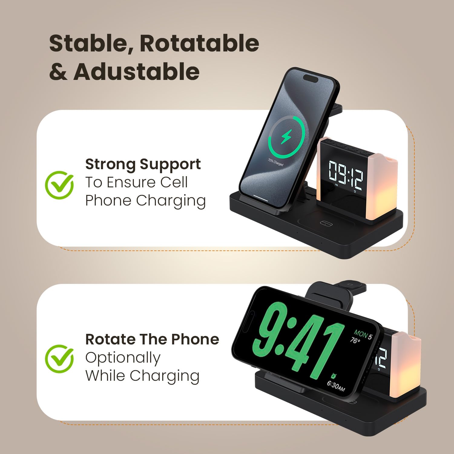 Portronics HexaCharge 6in1 15W Fast Magnetic Wireless Charging for iPhone