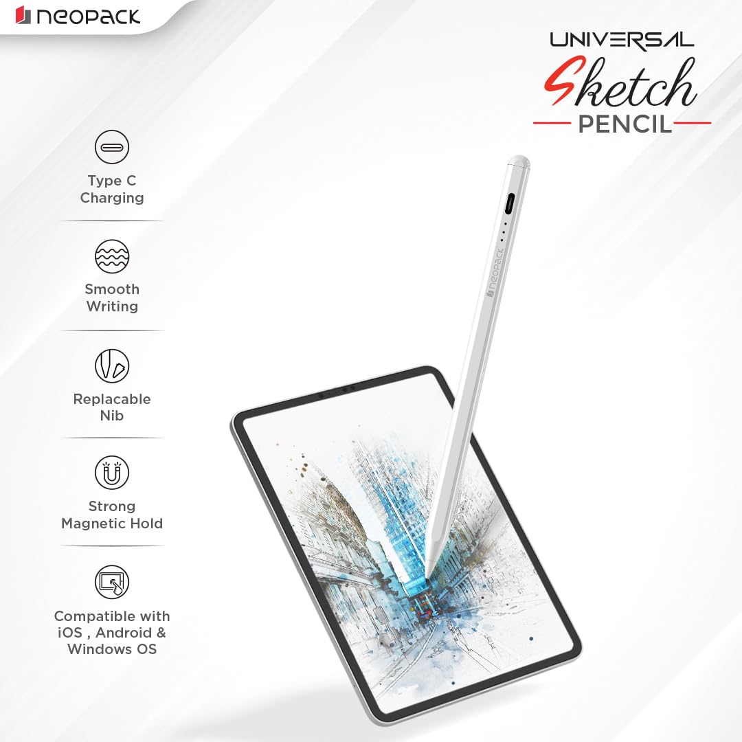 Neopack Universal Sketch Pencil  Compatible with iOS, Android, Windows Touchscreen Devices