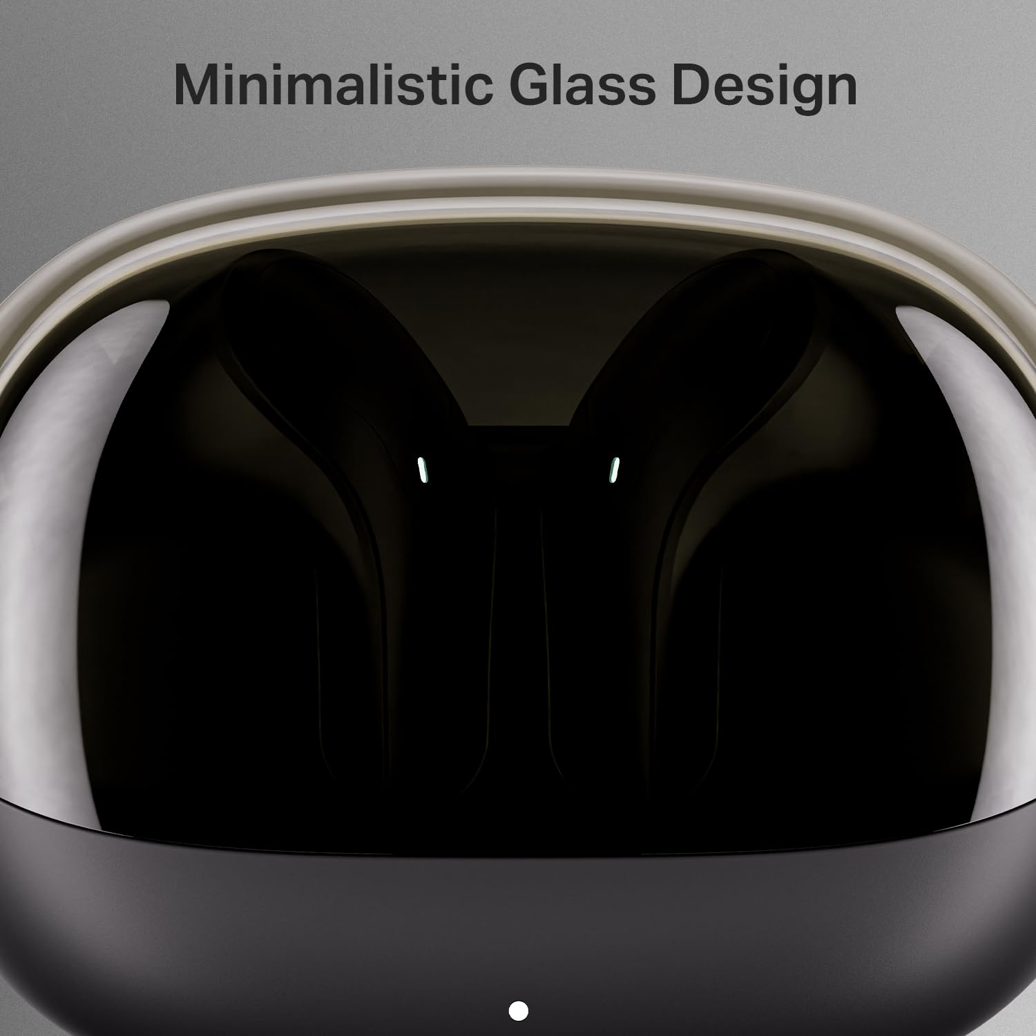 Boat Airdopes Plus 311 Glass Design (Charcoal Black)