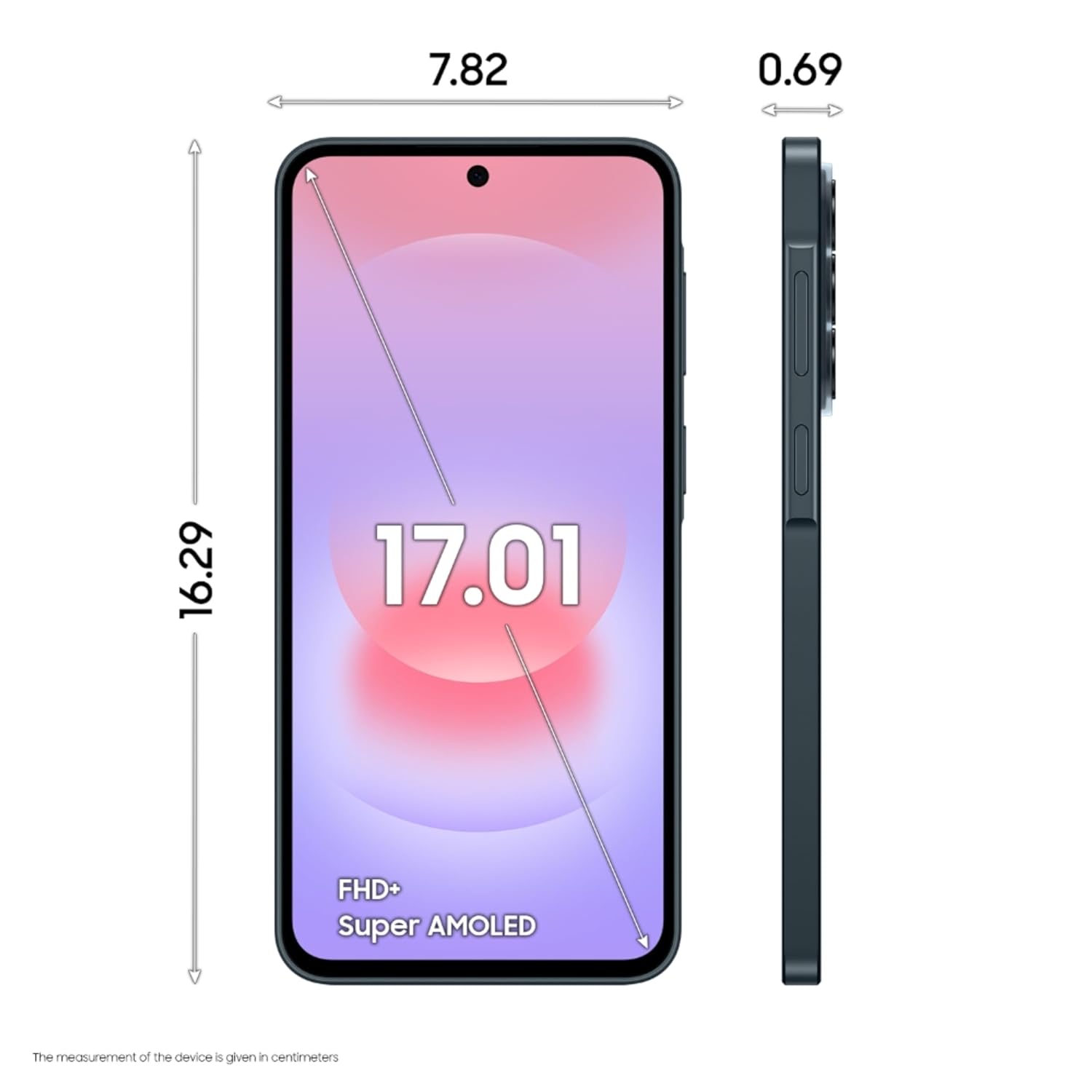 Samsung Galaxy A37 5G (8GB/128GB Storage)-Awesome Charcoal