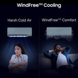 Samsung 1.5 Ton 4 Star Bespoke AI WindFree Inverter Smart Split AC (AR60H18D14W)