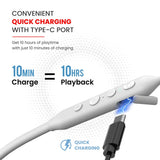 Portronics Harmonics Z5 Wireless Bluetooth Stereo Headset , White