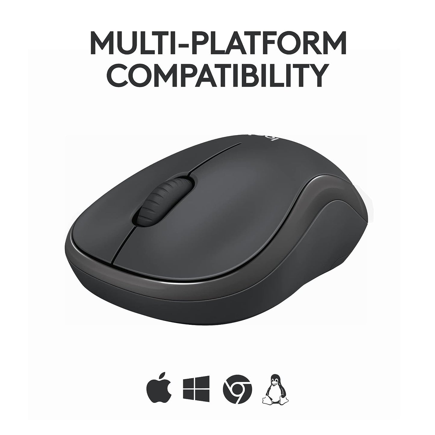 Logitech M240 Silent Bluetooth Mouse, Graphite