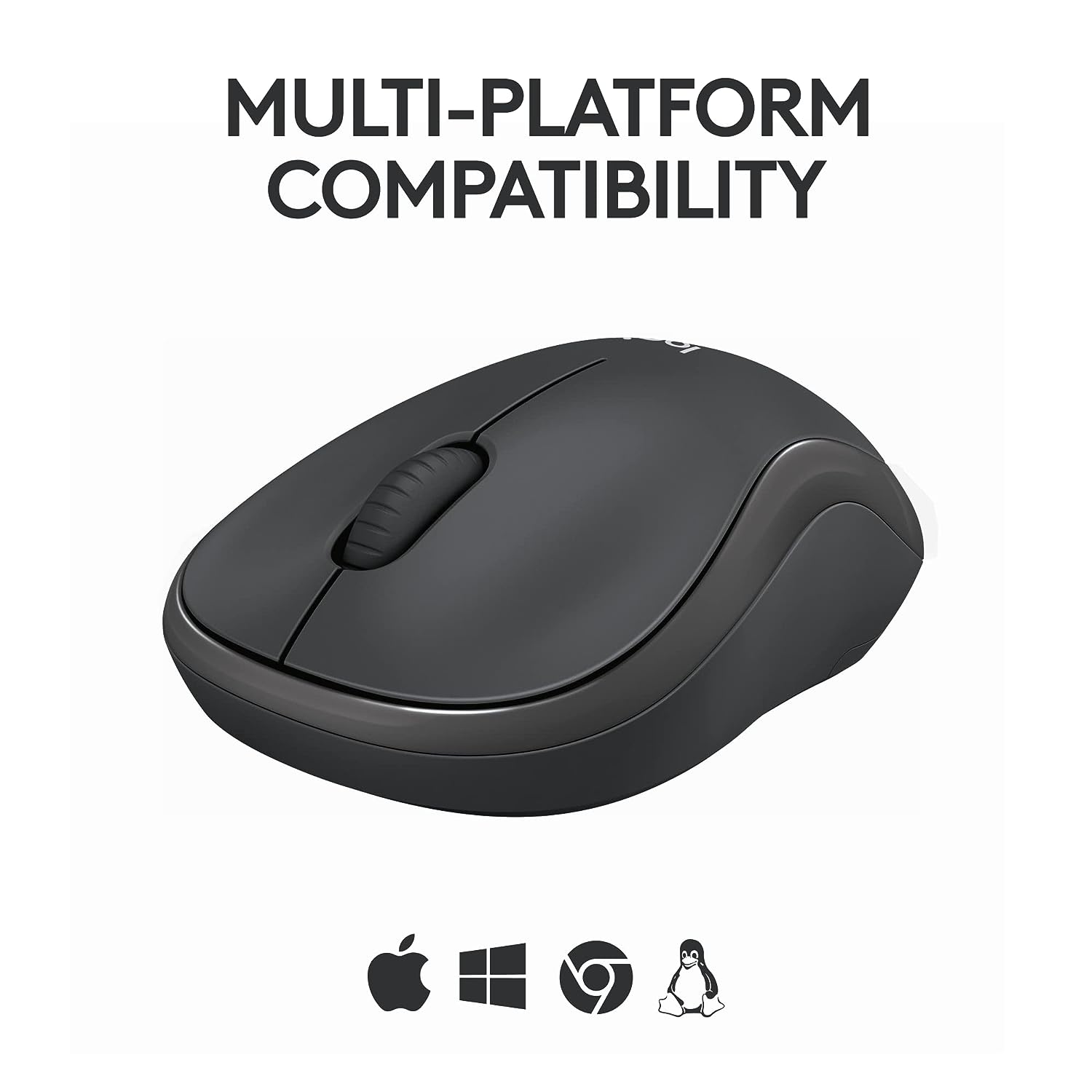 Logitech M240 Silent Bluetooth Mouse, Graphite