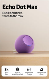 Amazon Echo Dot Max-Amethyst