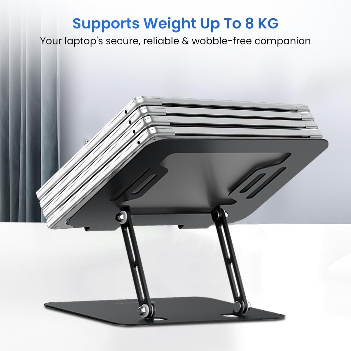 Portronics My Buddy K3 Pro Laptop Stand with Adjustable
