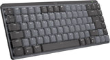 Logitech Mx Mechanical Mini Wireless Illuminated Keyboard, Metal