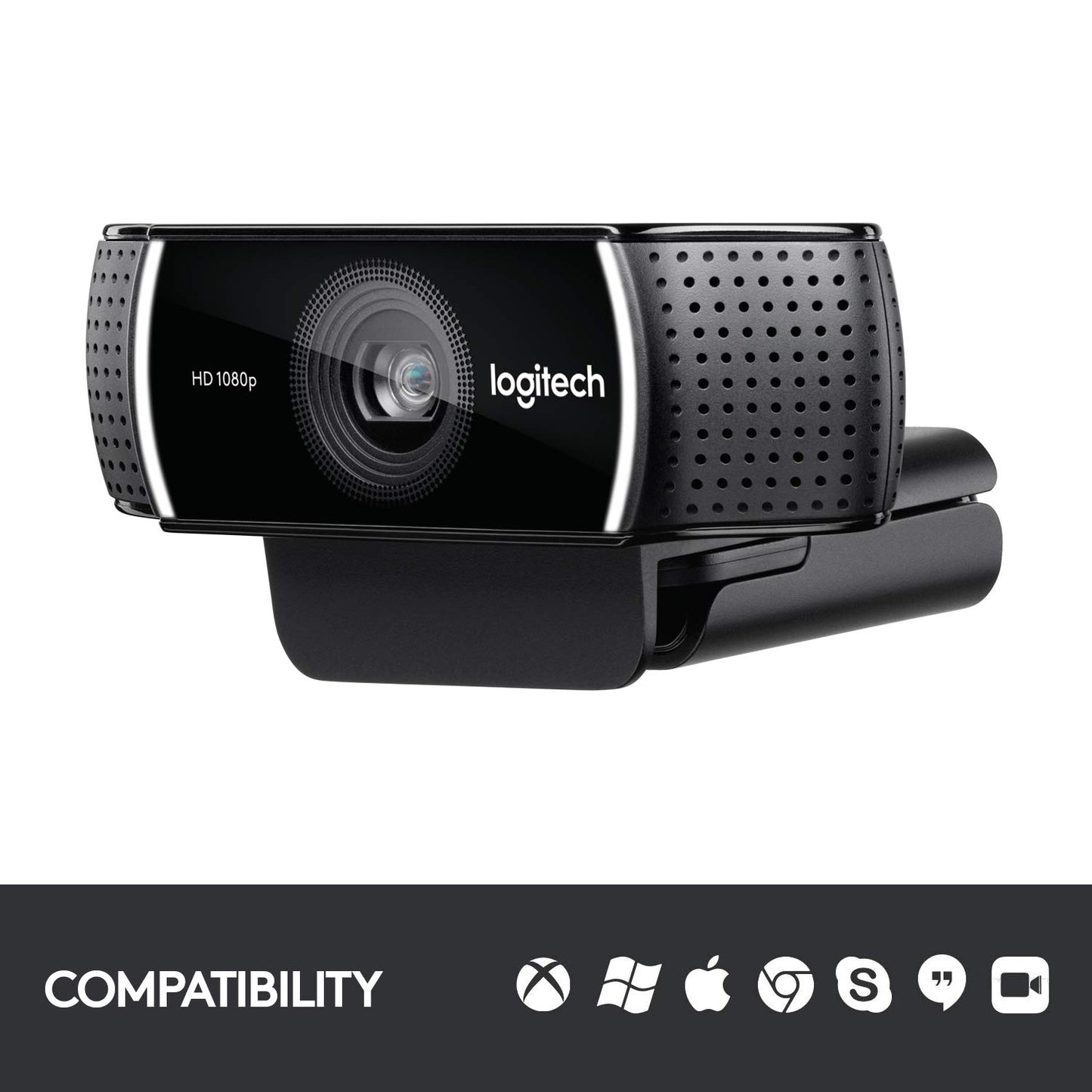 Logitech C922 Pro Stream Webcam, , Black
