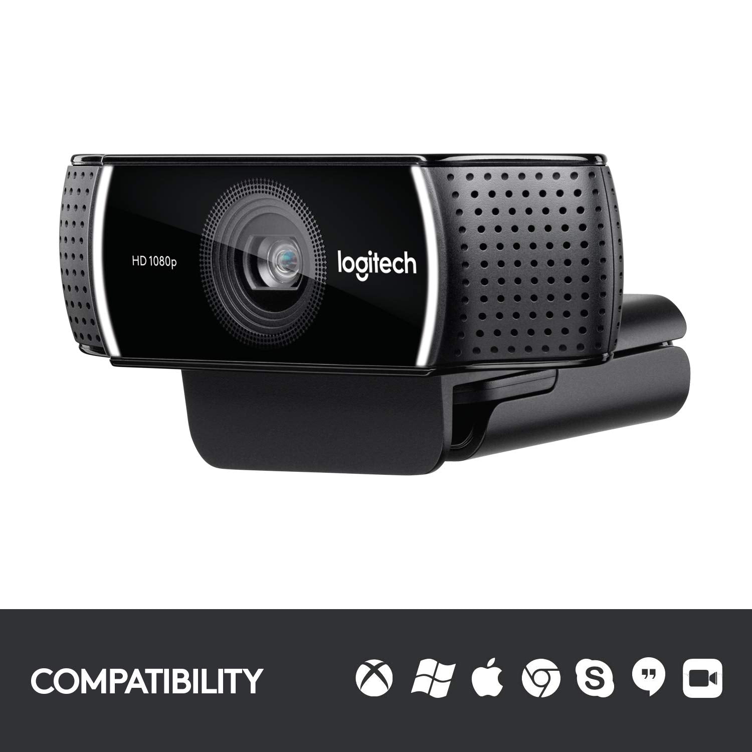 Logitech C922 Pro Stream Webcam, , Black