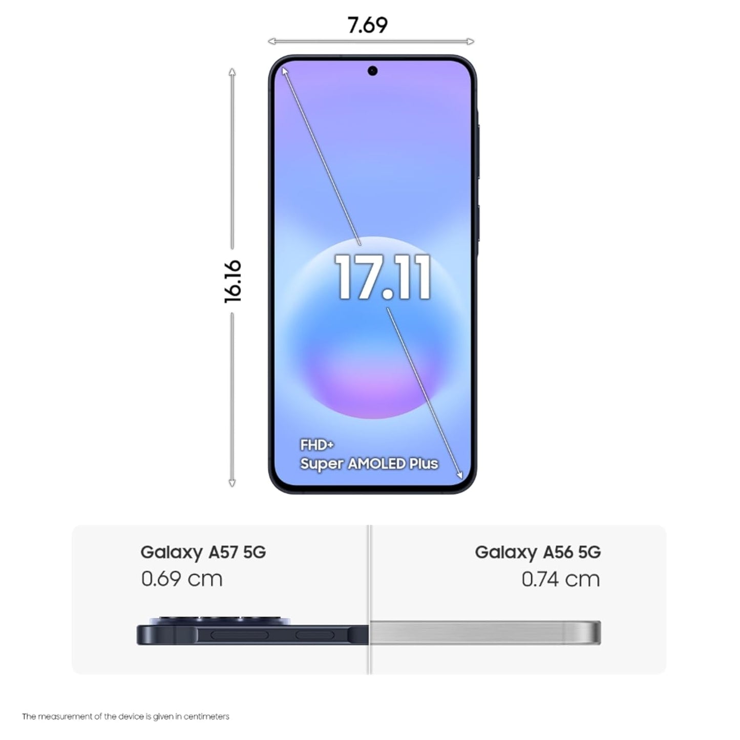 Samsung A57 5G (12/256GB Storage)-Navy