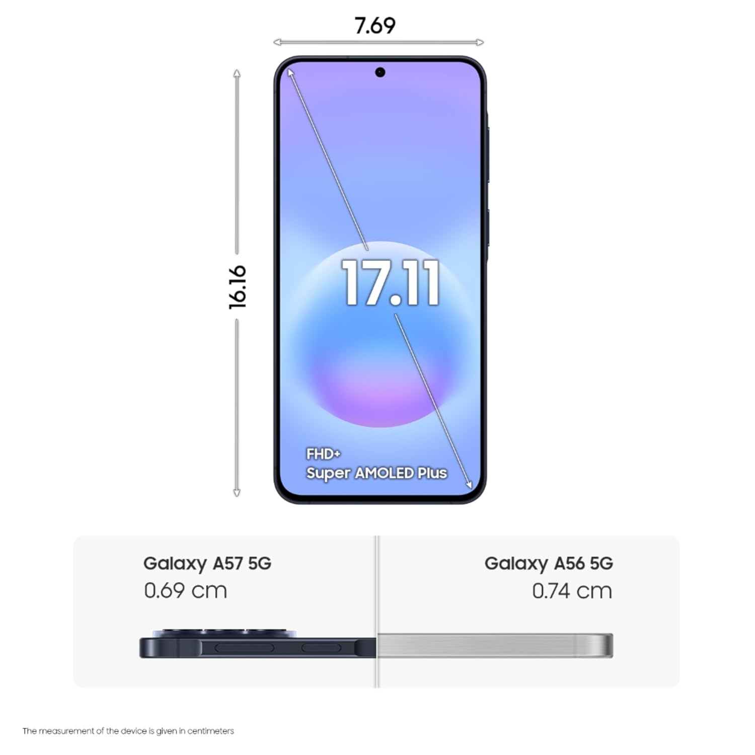 Samsung A57 5G (12/256GB Storage)-Navy