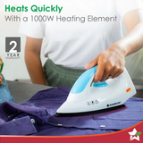 Wonderchef Crescent Kettle + Dry Iron Festive Gift Combo