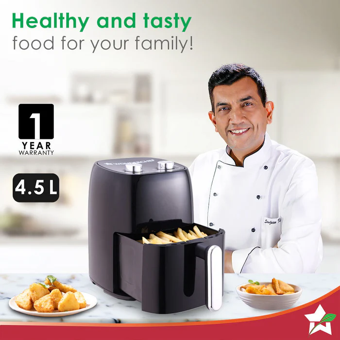 Wonderchef Neo Manual Air Fryer | Rapid Air Technology