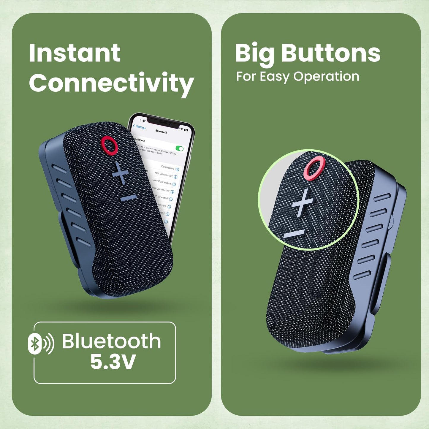 Portronics Talk Three Wearable Bluetooth Speaker