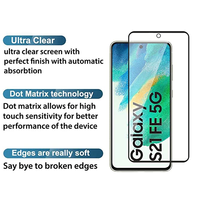 Tempered Glass Screen Protector for Samsung Galaxy S21 FE 5G